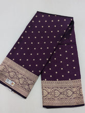 Load image into Gallery viewer, Purple Banarasi Saree
