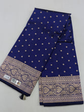 Load image into Gallery viewer, Royal Blue Banarasi Saree
